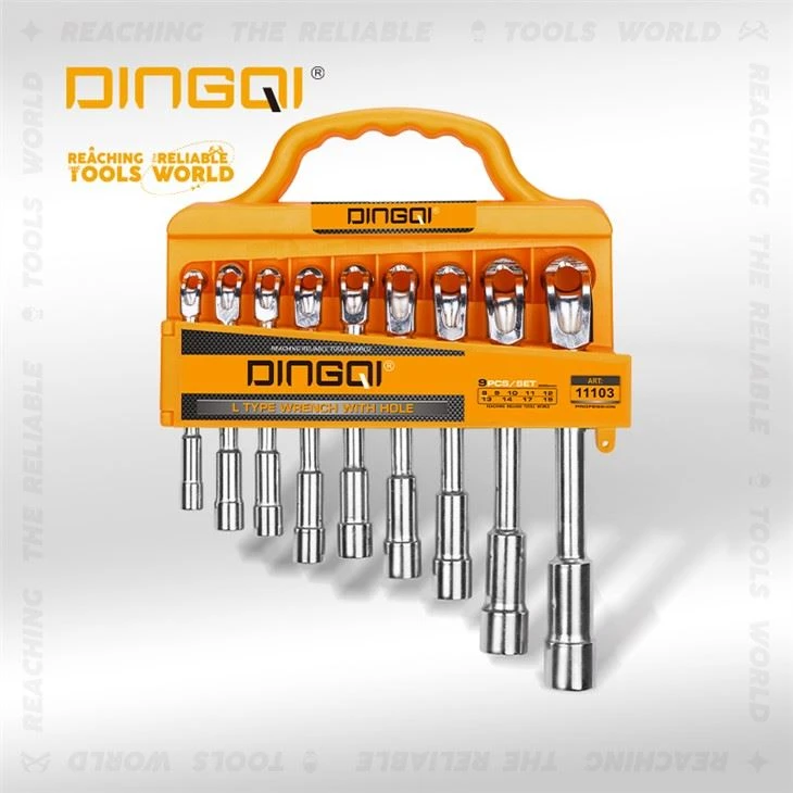 9PCS Σετ κλειδιού χεριών Ratchet L